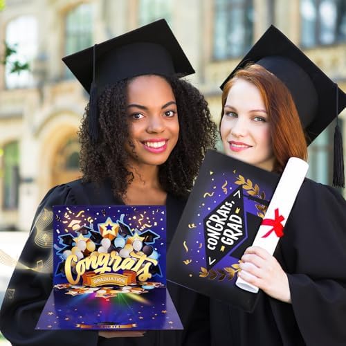 Graduation Card – 3D Pop-Up with Music & Lights