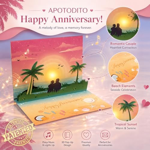 Beach vacation invitation anniversary card