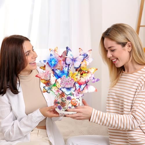 Butterfly pop-up card open display