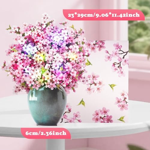 Cherry blossom card with envelope
