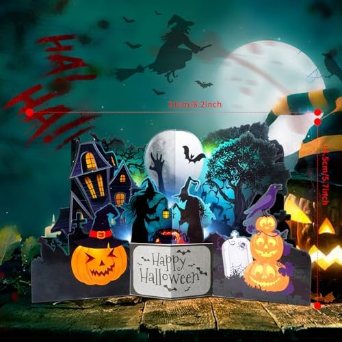 Halloween Card – 3D Pop-Up with Music & Lights