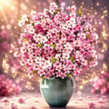 Cherry blossom 3D sakura pop-up card with music and lights