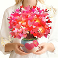 Anniversary 3D Tree of Hearts pop-up card with music and lights