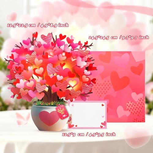 Romantic anniversary keepsake card for wife