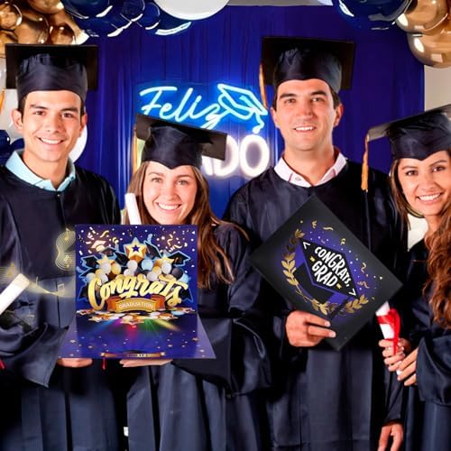 Graduation Card – 3D Pop-Up with Music & Lights