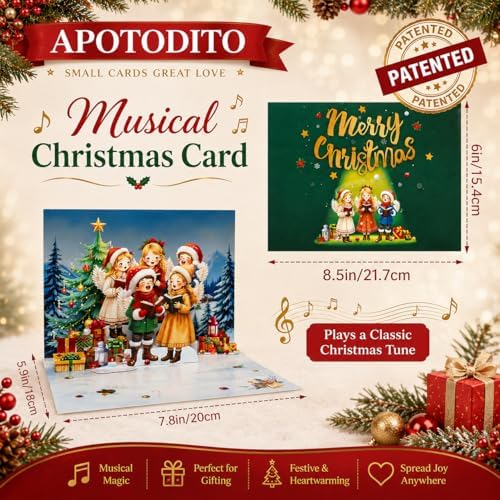 3D pop-up Christmas angel card open display