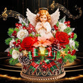 Christmas Card with Music & Lights – 3D Angel Bouquet Pop-Up