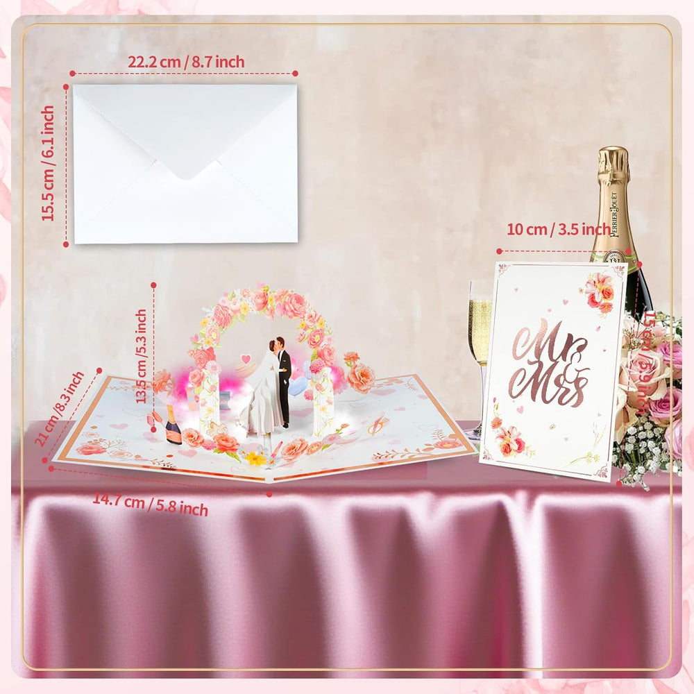 APOTODITO Wedding Card pop-up scene
