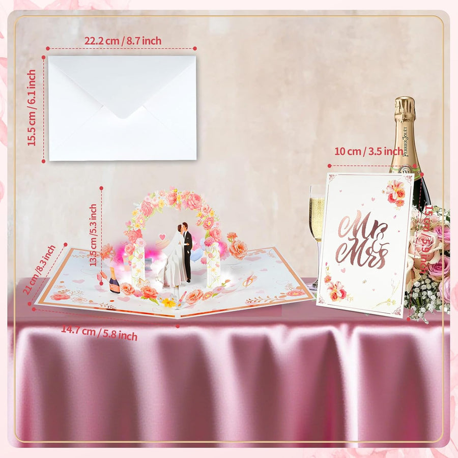 APOTODITO Wedding Card pop-up scene